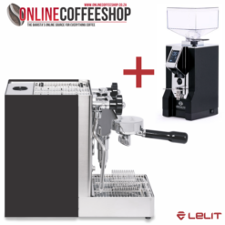 Lelit Mara X V2 BLACK with Eureka Specialita BLACK