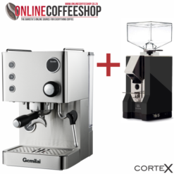Cortex Pulse V2 (Turin Legato, MiiCoffee Apex, Gemilai) with Eureka Silenzio Grinder